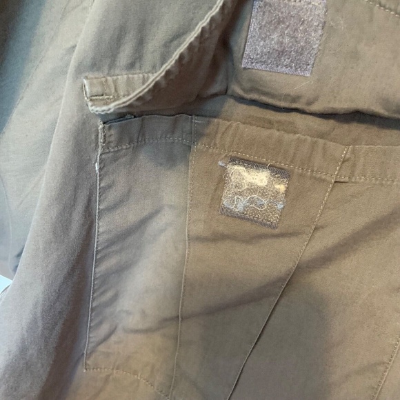 Columbia Men's Short Sleeved Solid Button Down Shirt Green Size XL - Picture 9 of 14